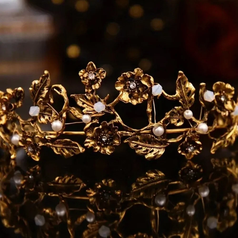 NEW Gold GreekTiara Crown Ethereal Bridal Bride Wedding ✨✨🔥💕💕 Beautiful
